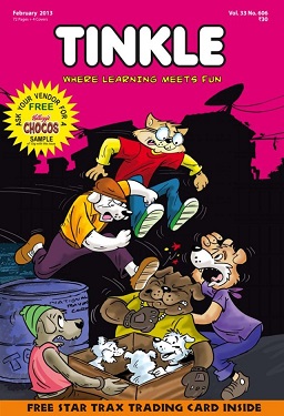 NO 606 TINKLE COMIC feb 2013