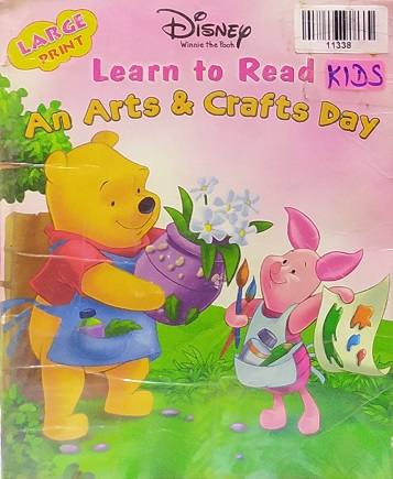 AN ARTS & CRAFTS DAY disney learn to read