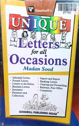 UNIQUE LETTERS FOR ALL OCCASIONS