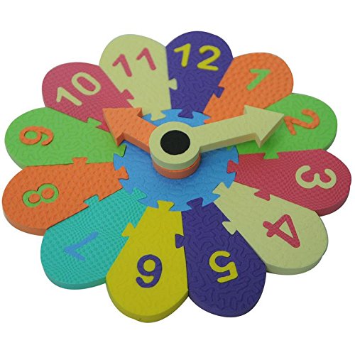 FOAM PUZZLE MY CLOCK pc 37