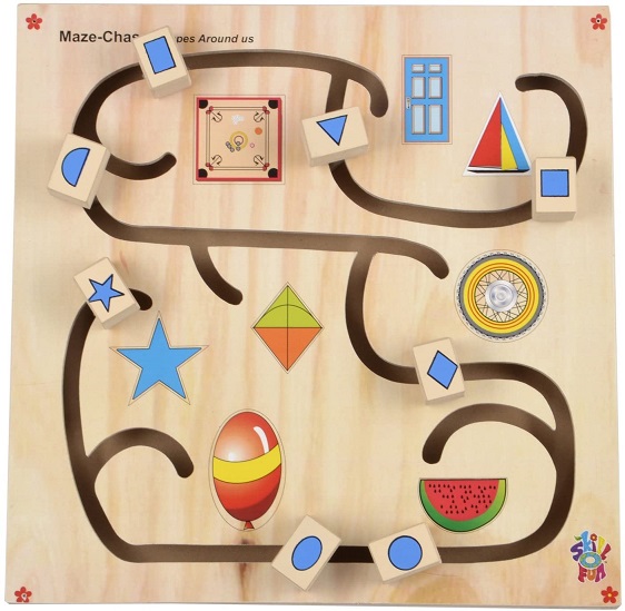 MAZE CHASE mix wooden