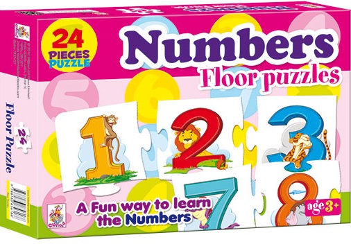 NUMBERS FLOOR PUZZLE pc 24