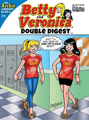 NO 210 BETTY & VERONICA DOUBLE DIGEST