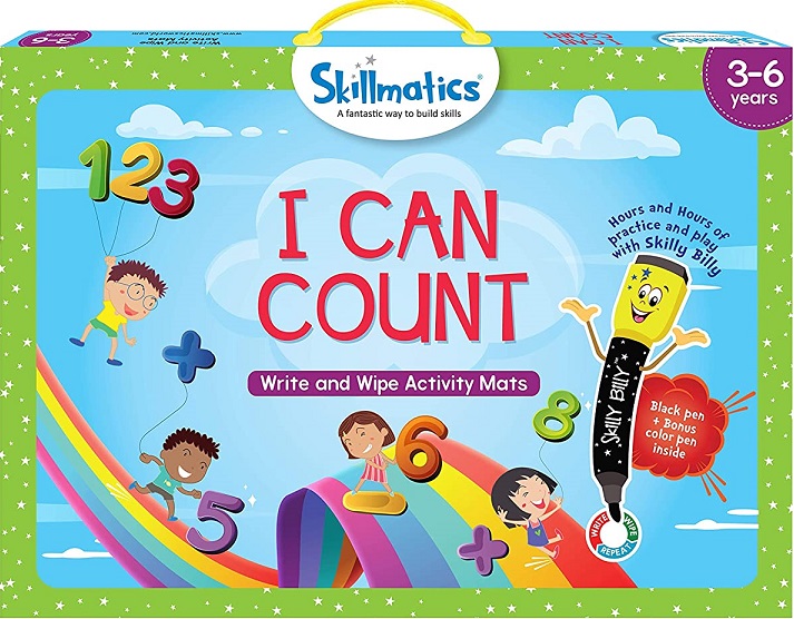 I CAN COUNT write and wipe activity mats