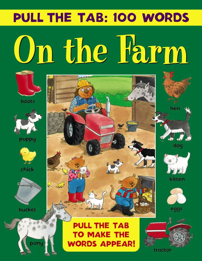 PULL THE TAB 100 WORDS ON THE FARM
