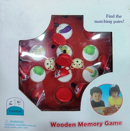 WOODEN MEMORY GAME