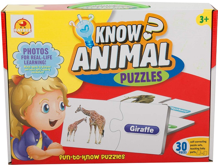 KNOW ANIMAL puzzles