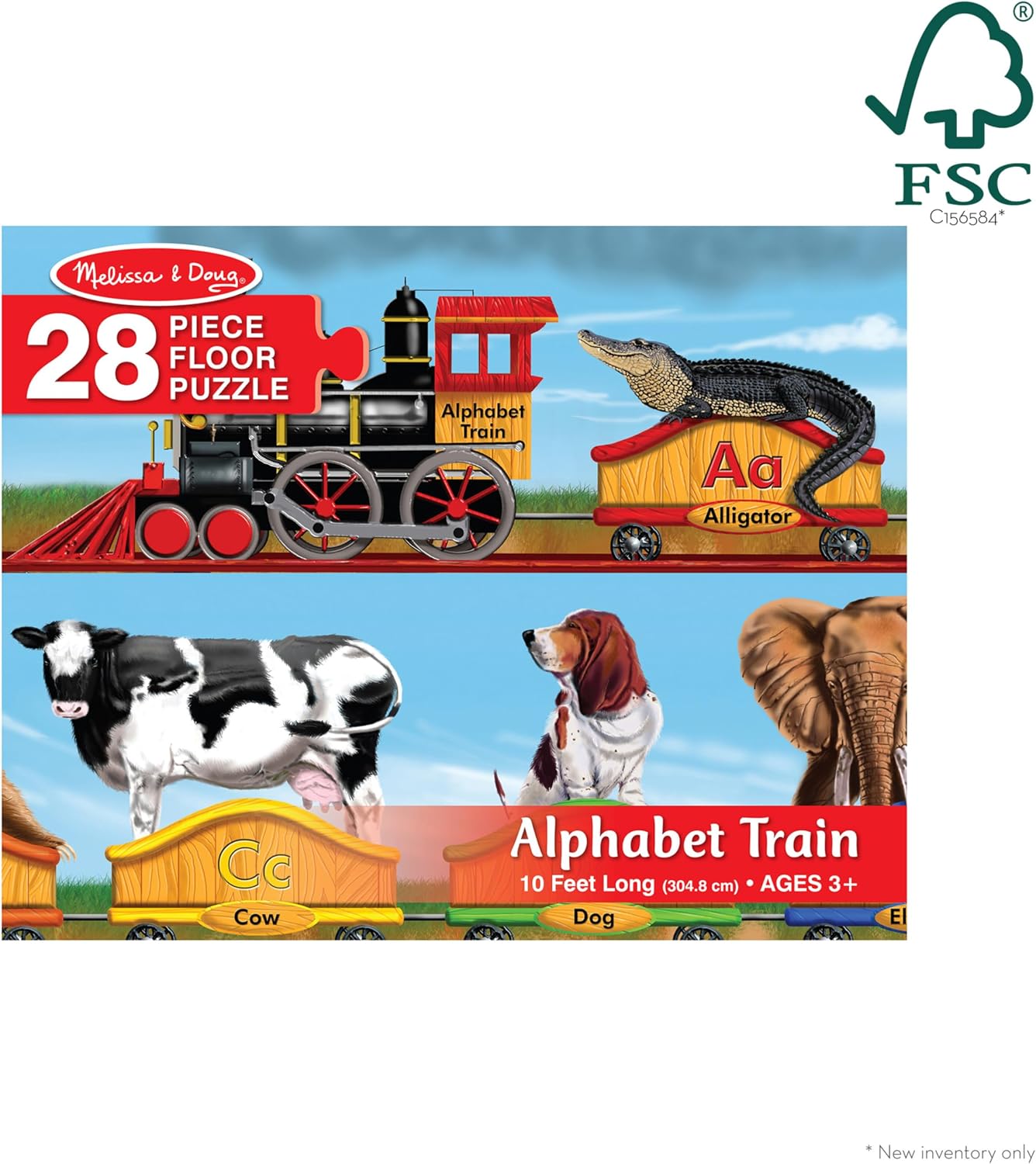 ALPHABET TRAIN 28 PC PUZZLE