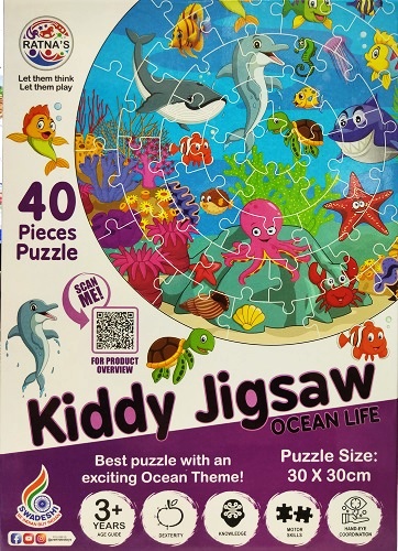 KIDDY JIGSAW OCEAN LIFE