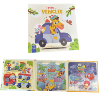 VEHICLES MAGNETIC PUZZLE