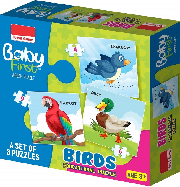 BABY FIRST JIGSAW PUZZLE BIRDS