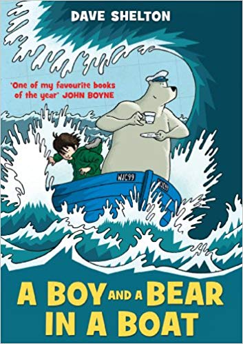 A BOY AND A BEAR IN A BOAT 