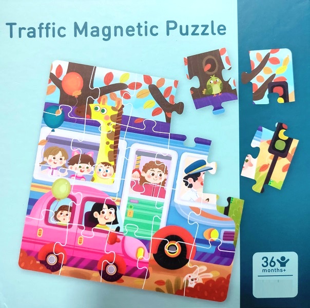 TRAFFIC MAGNETIC PUZZLE