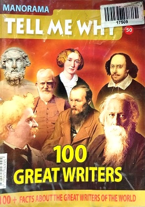 NO 50 TELL ME WHY 100 great writers NOV 2010