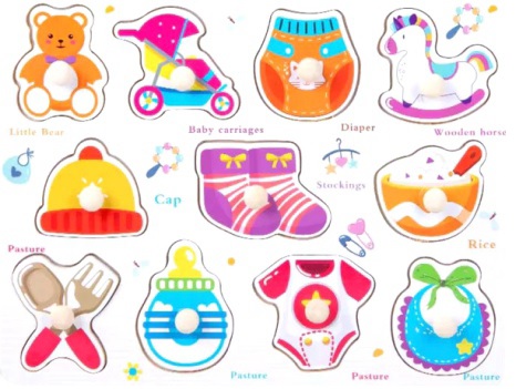 WOODEN PUZZLE BABY TOYS