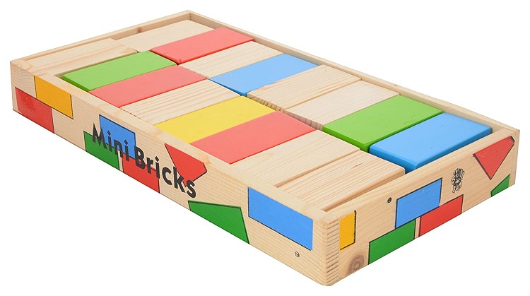 BUILDING MINI BRICKS WOODEN