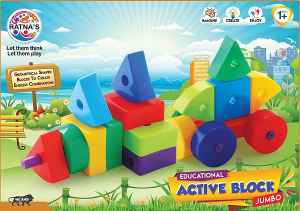 EDUCATIONAL ACTIVE BLOCK JUMBO pc 26