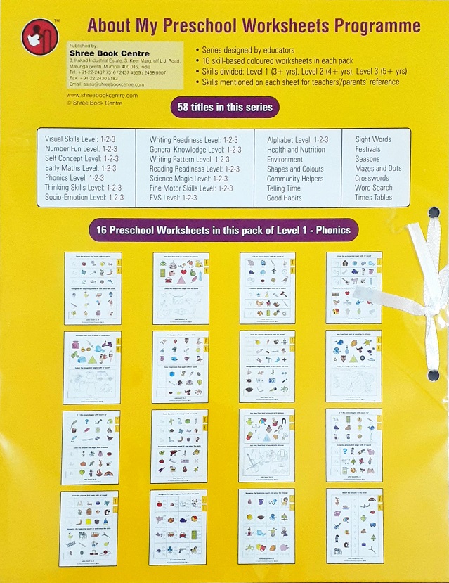 PHONICS L1 worksheets