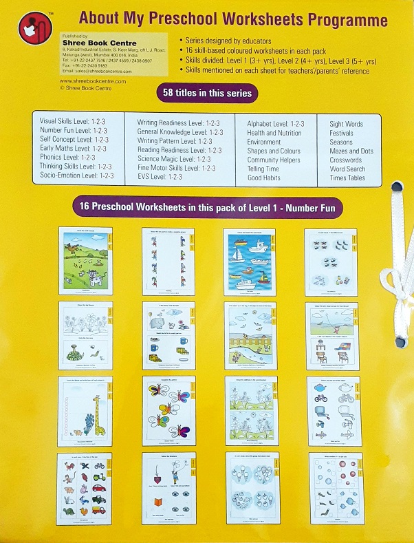 NUMBER FUN L1 worksheets