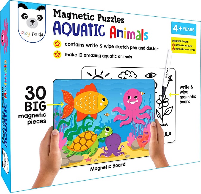 MAGNETIC PUZZLES AQUATIC ANIMALS