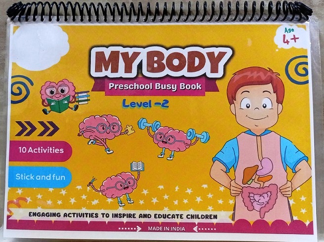 MY BODY PRESCHOOL BUSY BOOK Level 2