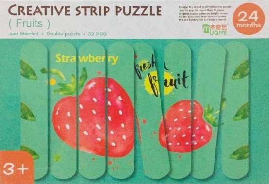 CREATIVE STRIP PUZZLE FRUITS