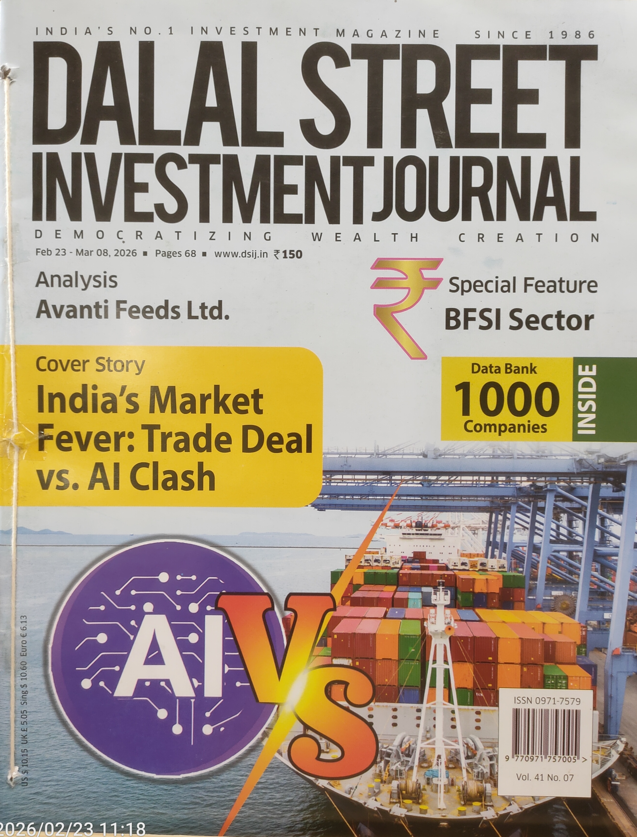 DALAL STREET 2026 MAR 08