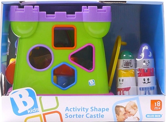 ACTIVITY SHAPE SORTER CASTLE