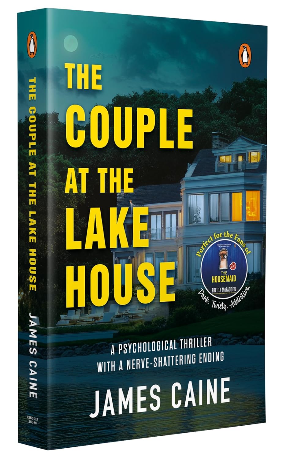 THE COUPLE AT THE LAKE HOUSE