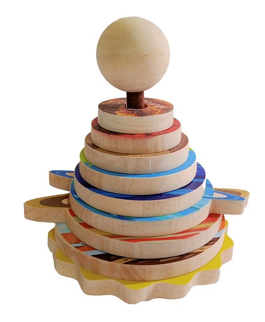 WOODEN PLANET STACKER