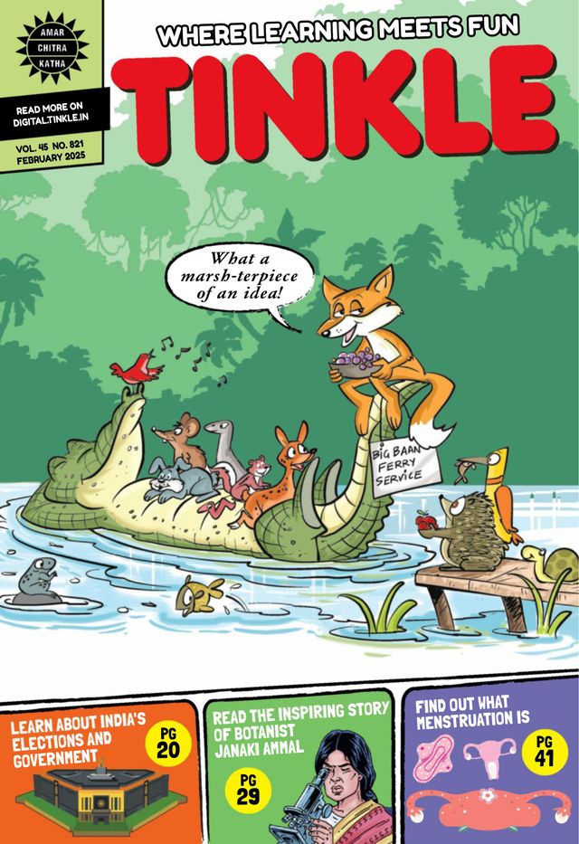 NO 821 TINKLE COMIC 2025 FEB