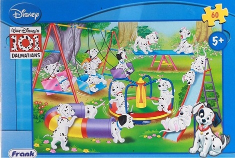 101 DALMATIANS PUZZLE 60 pc FRANK