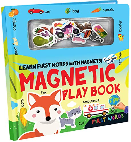 LEARN FIRST WORDS WITH MAGNETIC PLAY BOOK