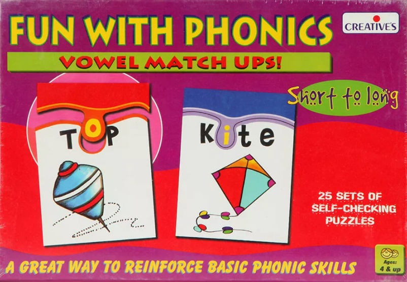 FUN WITH PHONICS vowel match ups