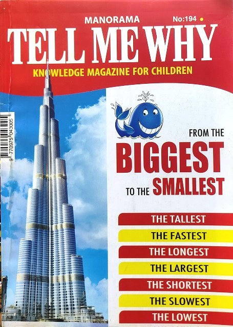 NO 194 TELL ME WHY biggest to the smallest