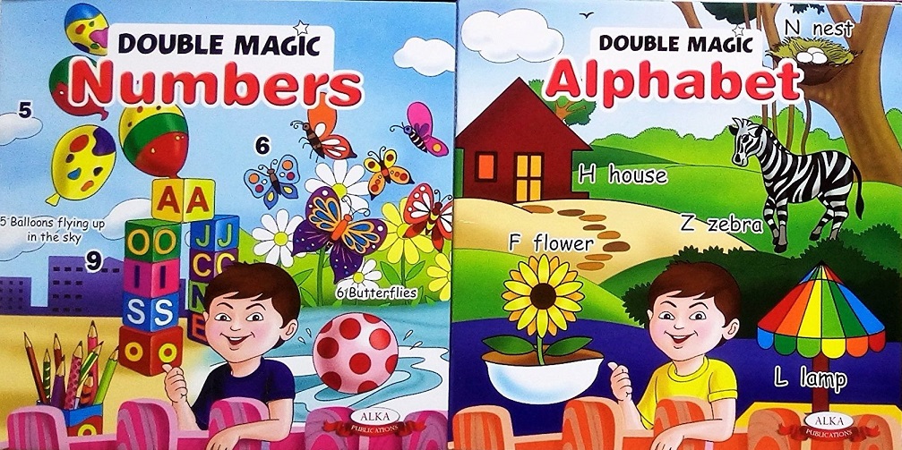 DOUBLE MAGIC ALPHABET,NUMBERS