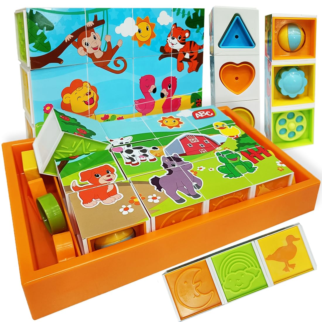 SIMBA ABC 2 IN 1 MAGIC CUBE BLOCK