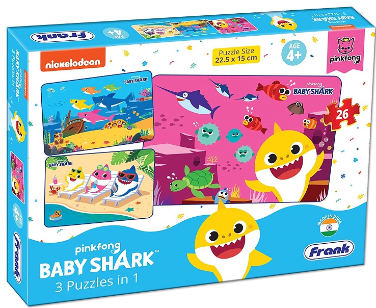 PINKFONG BABY SHARK 3 PUZZLE 