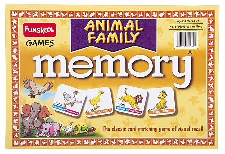 ANIMAL FAMILY memory game