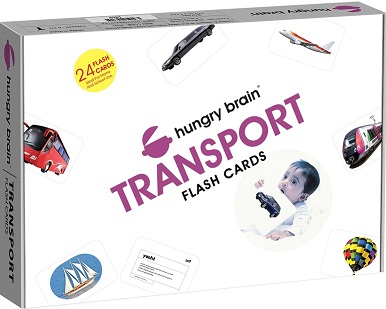HUNGRY BRAIN TRANSPORT flash cards