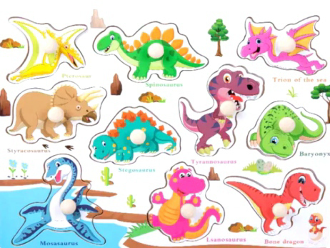 WOODEN PUZZLE DINOSAURS 1