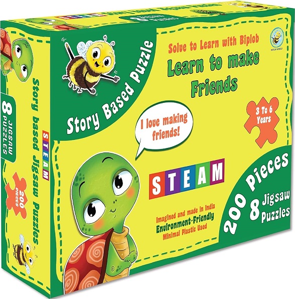LEARN TO MAKE FRIENDS STORY BASED PUZZLE