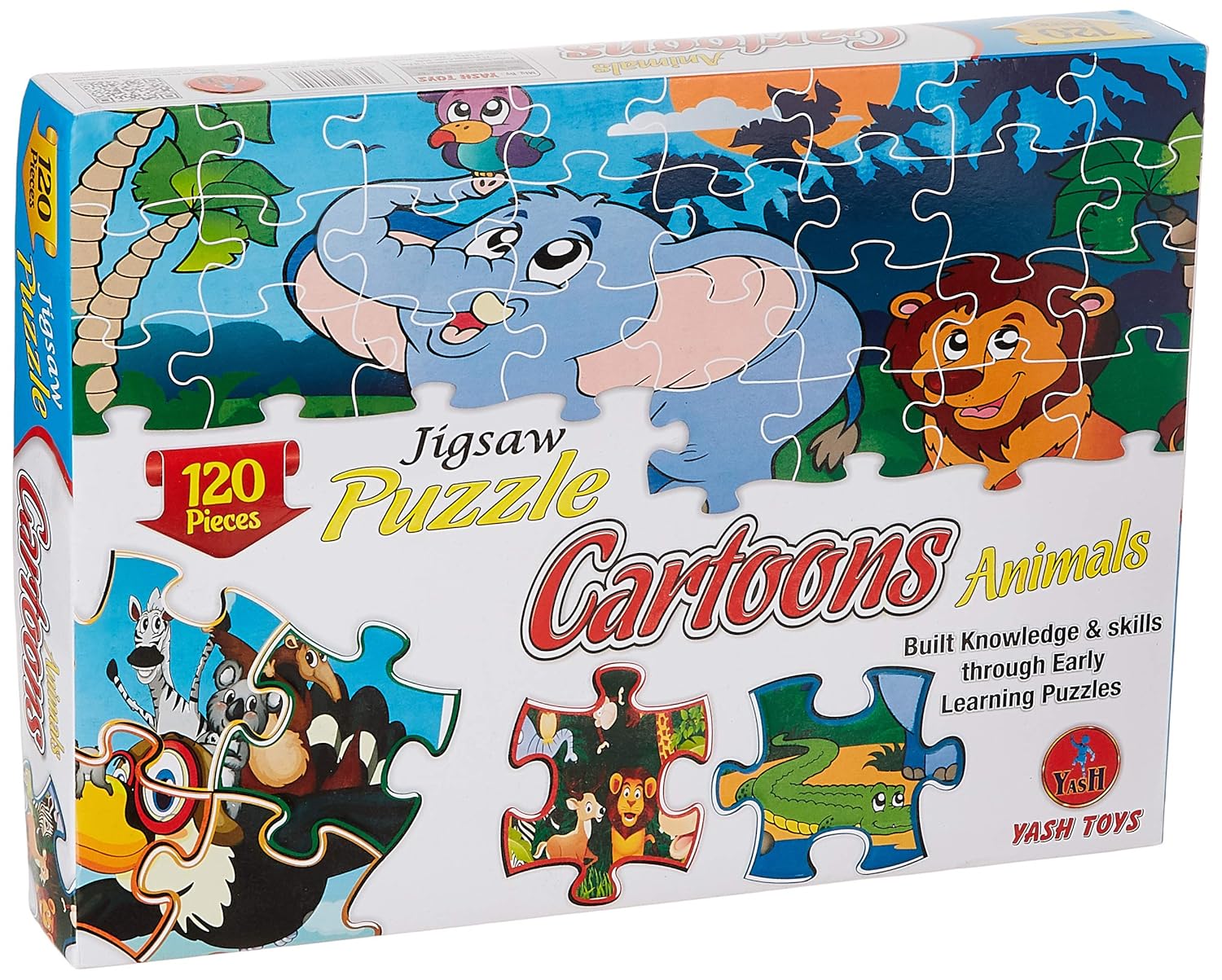 JIGSAW PUZZLE CARTOONS ANIMAL 120 PC
