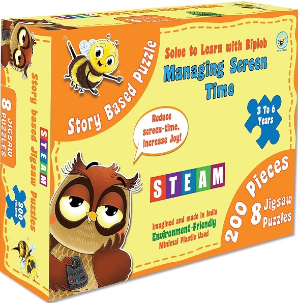 MANAGING SCREEN TIME STORY BASED PUZZLE