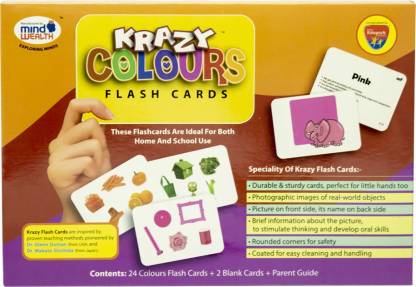 KRAZY COLOURS flash cards