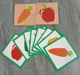 WOODEN VEGETABLES PUZZLE